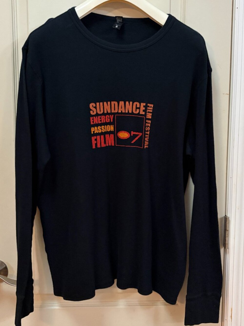Alternative Apparel Vintage Soft Mens Size  XXL 100% Cotton L/S T-Shirt. Black.